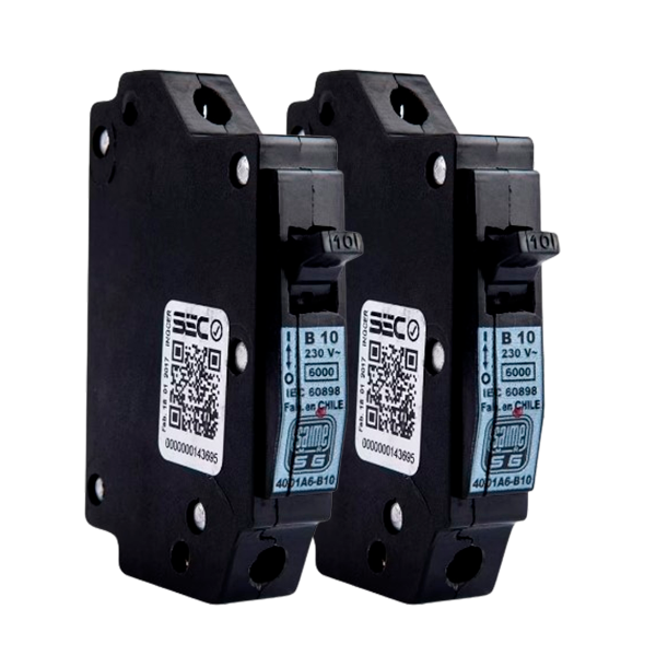 INTERRUPTOR AUT. AMERICANO CURVA B E 10 Y 16A