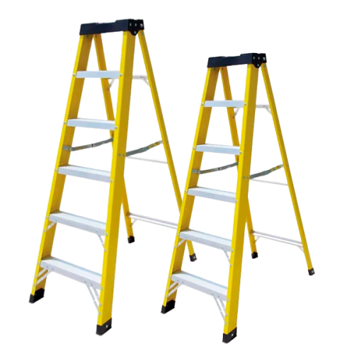ESCALERA DE FIBRA TIJERA 2MTS Y 2.3 MTS