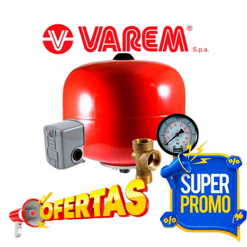 OFERTA!!! KIT HIDRONEUMATICO VAREM 24L 6 BAR